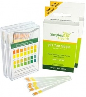 pH Test Strips pH 4.5 - pH 9.0 for Urine and Saliva with Dual Pad